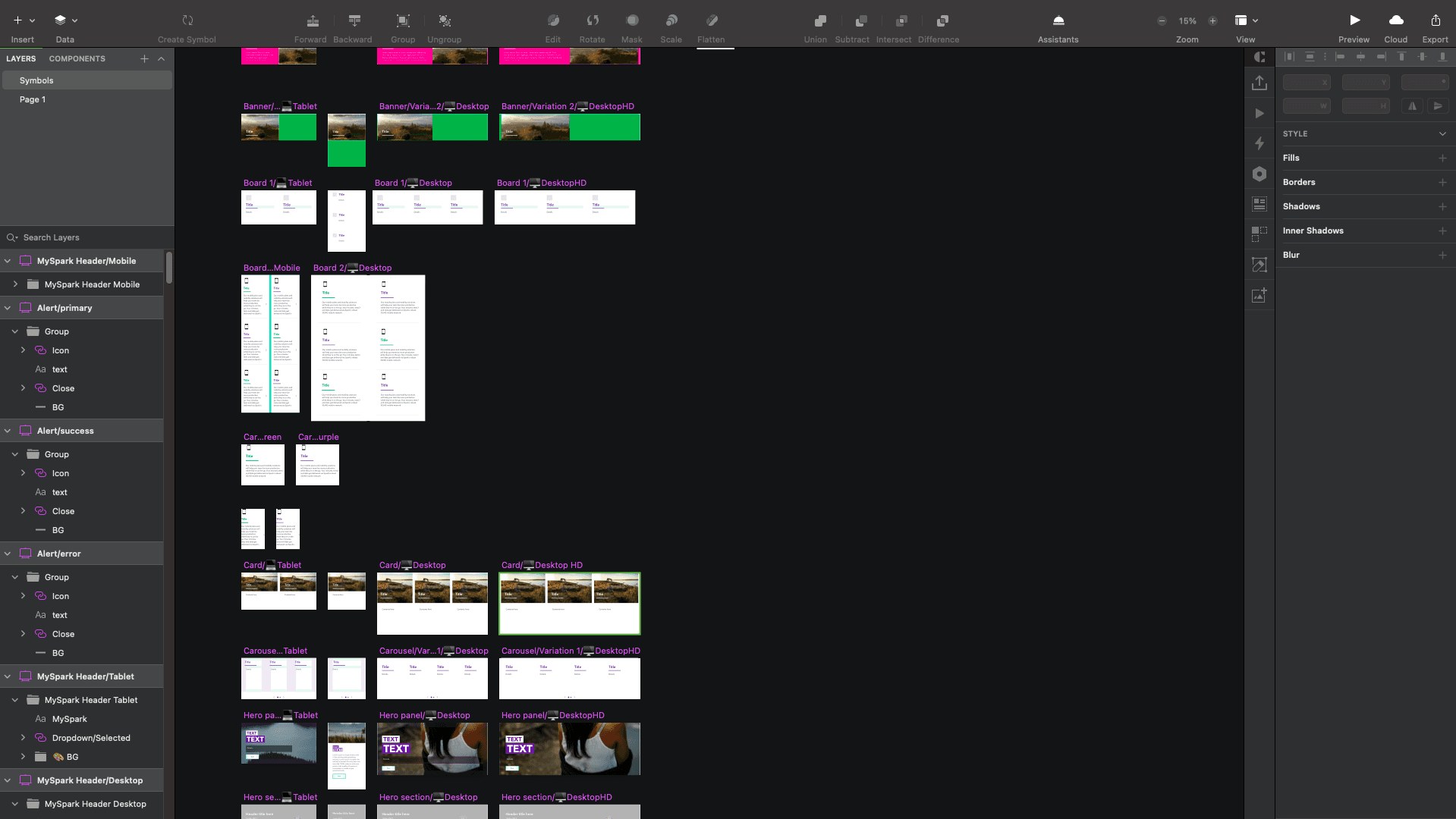 Desktop Top Nav