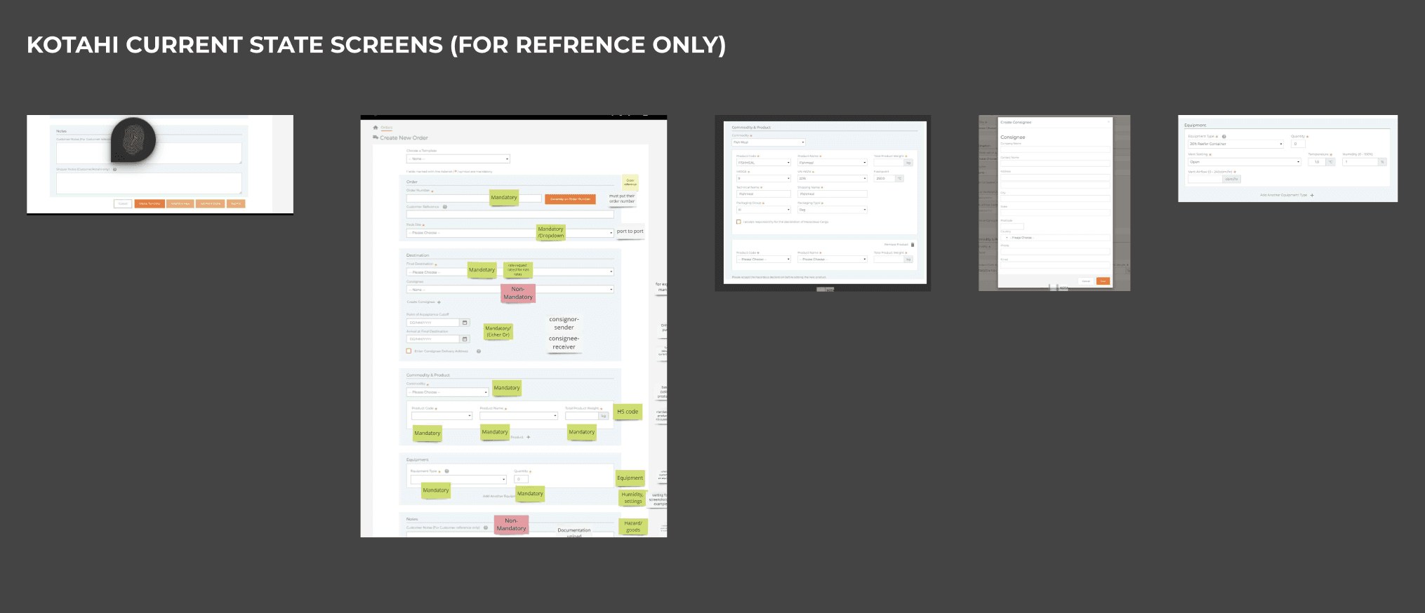 UX challenge supporting diagram