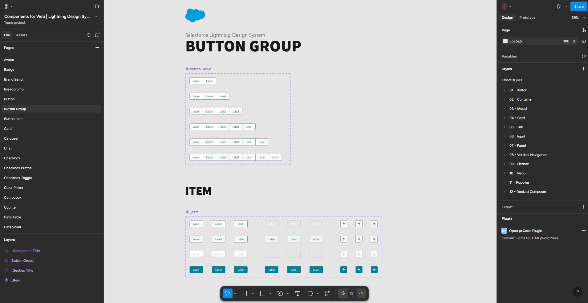 Kotahi design system icon gallery