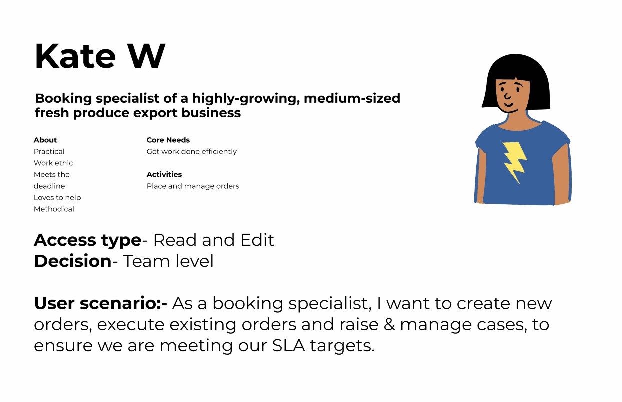 Primary user persona